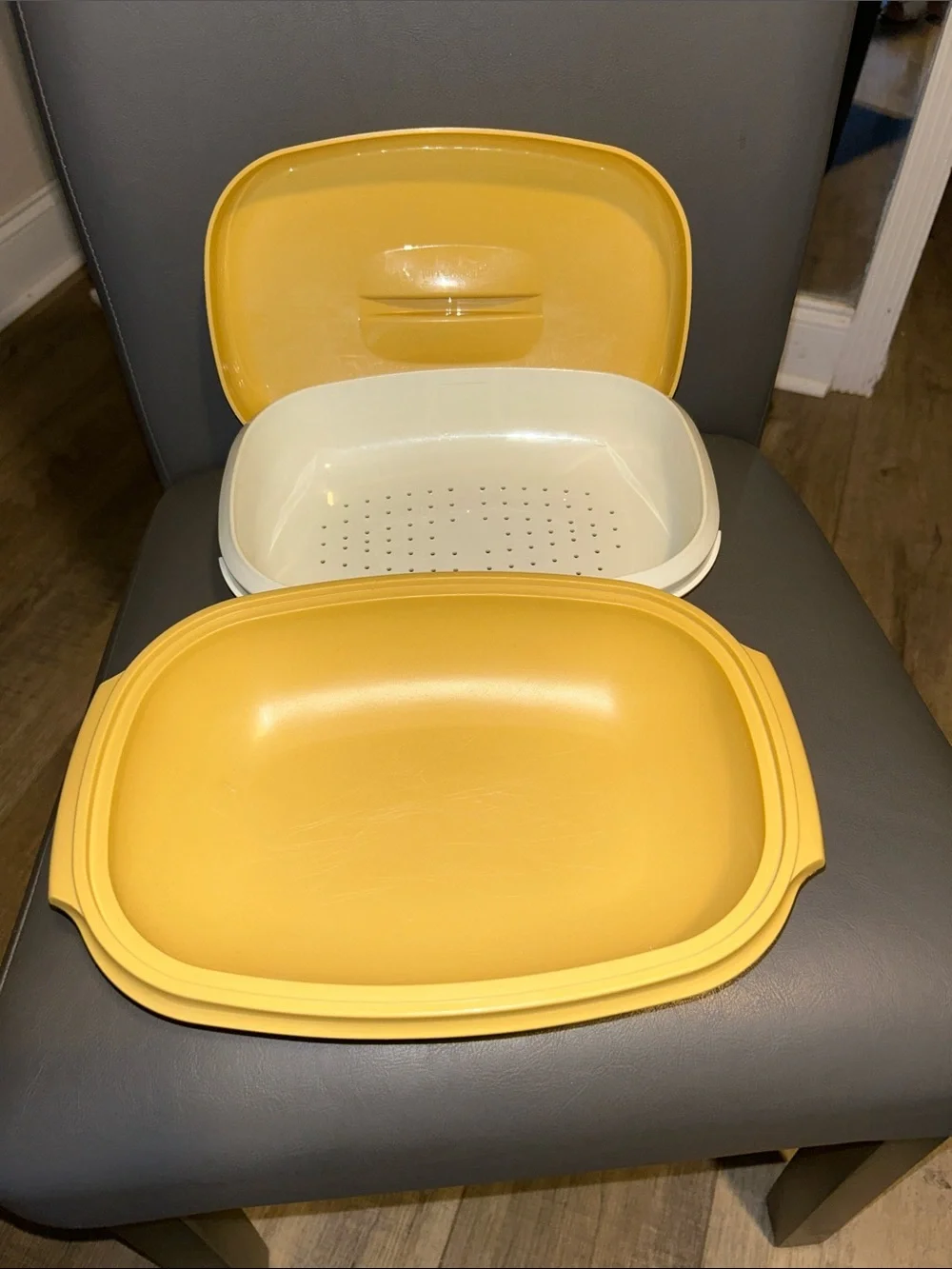Vintage Tupperware  Microwave Steamer and Serving Bowl - Home Kitchen